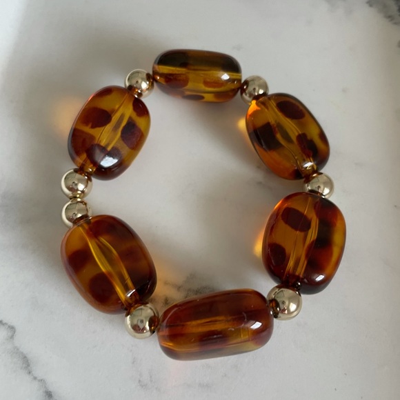 Beaded Amber bracelet - Picture 3 of 3